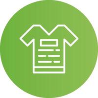 Tshirt Creative Icon Design vector
