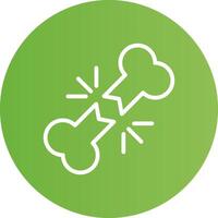 Fracture Creative Icon Design vector