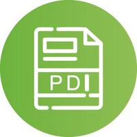 PDI Creative Icon Design vector