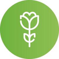flor tulipán creativo icono diseño vector
