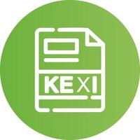 kexi creativo icono diseño vector