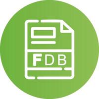 FDB Creative Icon Design vector