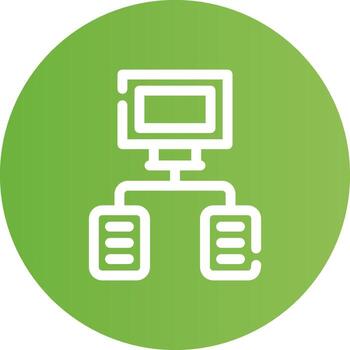 Flowchart Creative Icon Design vector