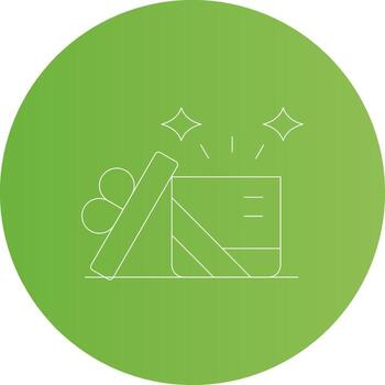 Surprised Creative Icon Design vector