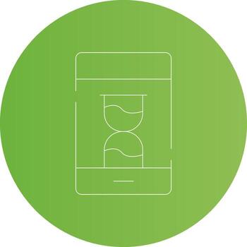 Time Tracker App Creative Icon Design vector