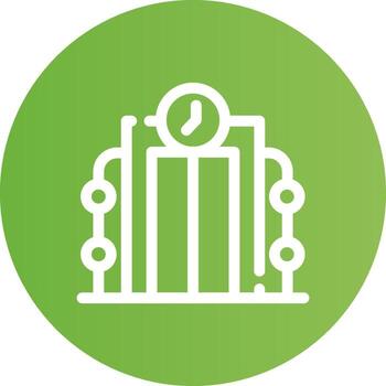 Time Machine Creative Icon Design vector