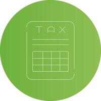 Tax Benefits Creative Icon Design vector