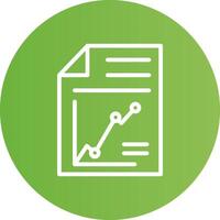 Report Creative Icon Design vector