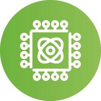 Quantum Technology Creative Icon Design vector