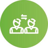 Social Distancing Creative Icon Design vector