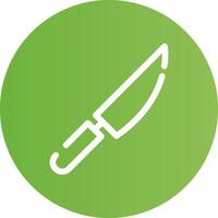 diseño de icono creativo de cuchillo vector