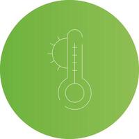 diseño de icono creativo de temperatura vector