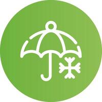 Umbrella Creative Icon Design vector