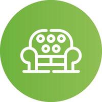 Sofa Creative Icon Design vector