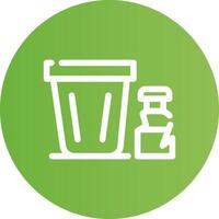 Disposal Creative Icon Design vector