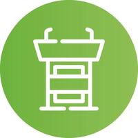 Tribune Creative Icon Design vector