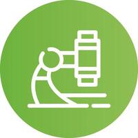 Microscope Creative Icon Design vector