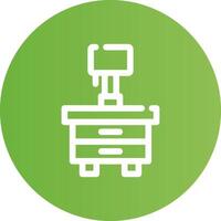 Side Table Creative Icon Design vector