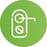 Do Not Disturb Creative Icon Design vector