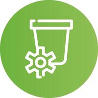 Waste Creative Icon Design vector