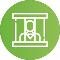 Prisoner Creative Icon Design vector