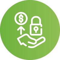 Private Offering Creative Icon Design vector