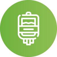 Line Circle Light green Gradient vector