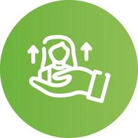 Hand Creative Icon Design vector
