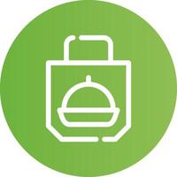 Food Delivery Creative Icon Design vector