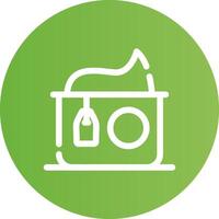 Cream Creative Icon Design vector
