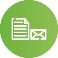 Mail Document Creative Icon Design vector