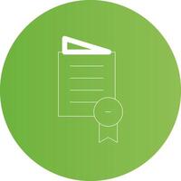 Certificate Creative Icon Design vector