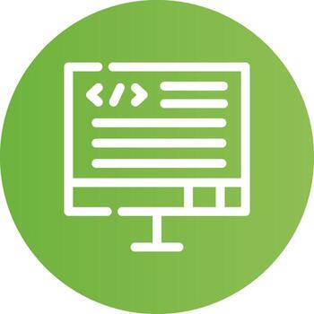 diseño de icono creativo de código vector