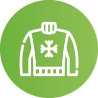 Sweater Creative Icon Design vector