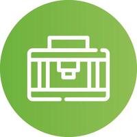 Suitcase Creative Icon Design vector