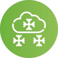 Snowy Creative Icon Design vector