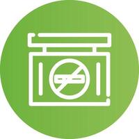 No Smoke Creative Icon Design vector