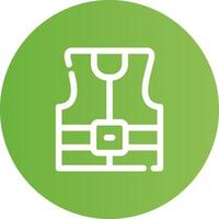 Lifejacket Creative Icon Design vector