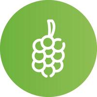 uvas creativo icono diseño vector