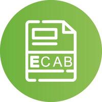 ECAB Creative Icon Design vector