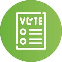 Ballot Creative Icon Design vector