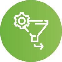 Conversion Rate Creative Icon Design vector