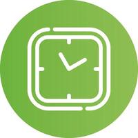 Clock Creative Icon Design vector