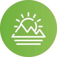 Sunrise Creative Icon Design vector