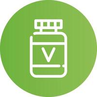 Vitamin Creative Icon Design vector