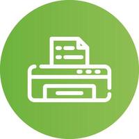 Printer Creative Icon Design vector