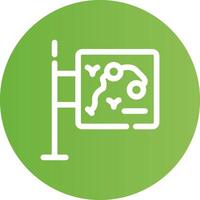 Map Creative Icon Design vector