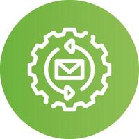 Marketing Automation Creative Icon Design vector
