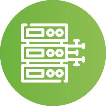 diseño de icono creativo de base de datos vector