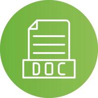 Doc Creative Icon Design vector